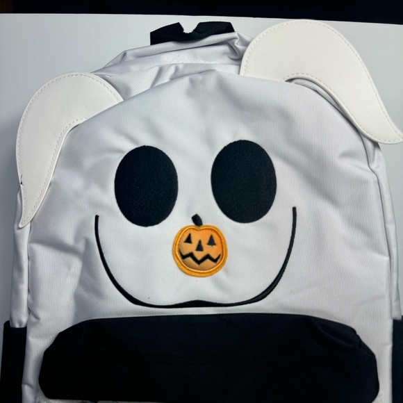 NWT. Disney The Nightmare Before Christmas Zero Figural Fuzzy Backpack - Picture 2 of 10